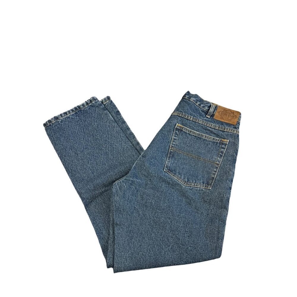 Guide Gear Men's Blue Denim Jeans Straight Leg Size 14 NWT, W 32 x L 30